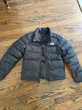 The North Face kids Black Quilted Puffer Jacket
